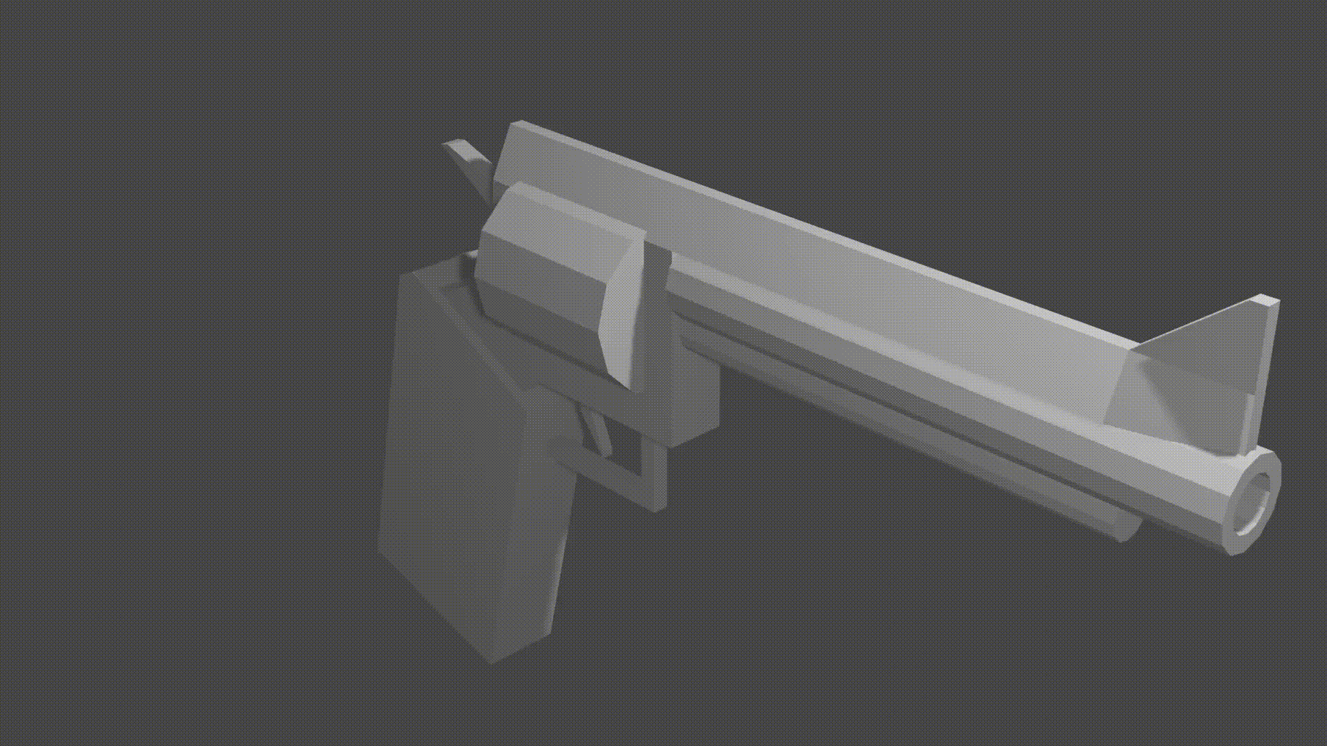Low Poly Pistol preview image